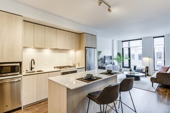 Model Kitchen and Living